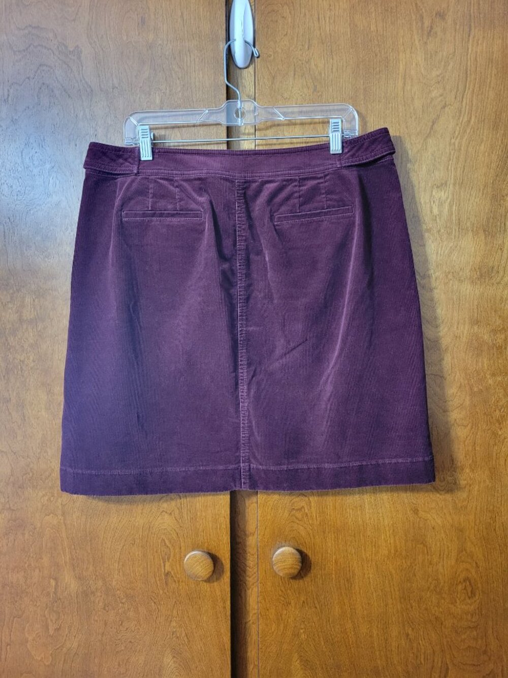 Talbots Fine-Wale Corduroy Mini Skirt - Size 12 - Picture 3 of 7